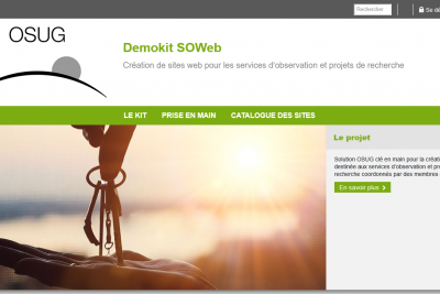 Gérer la rubrique Home Page